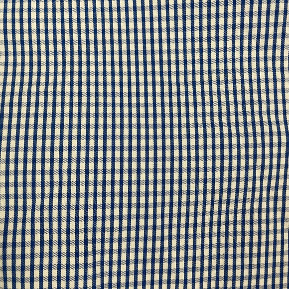 Tommy Hilfiger Men's Slim Fit Blue White Check Long Sleeve Button Front Shirt 17 - Picture 4 of 9